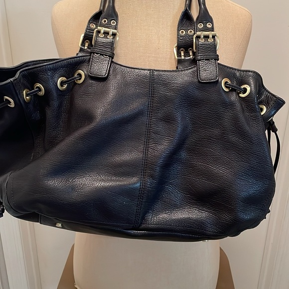 Adrienne Vittadini Black Slouch/Hobo Purse - Picture 8 of 12